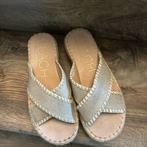 Beach by Matisse Women's Cream Espadrille Slides